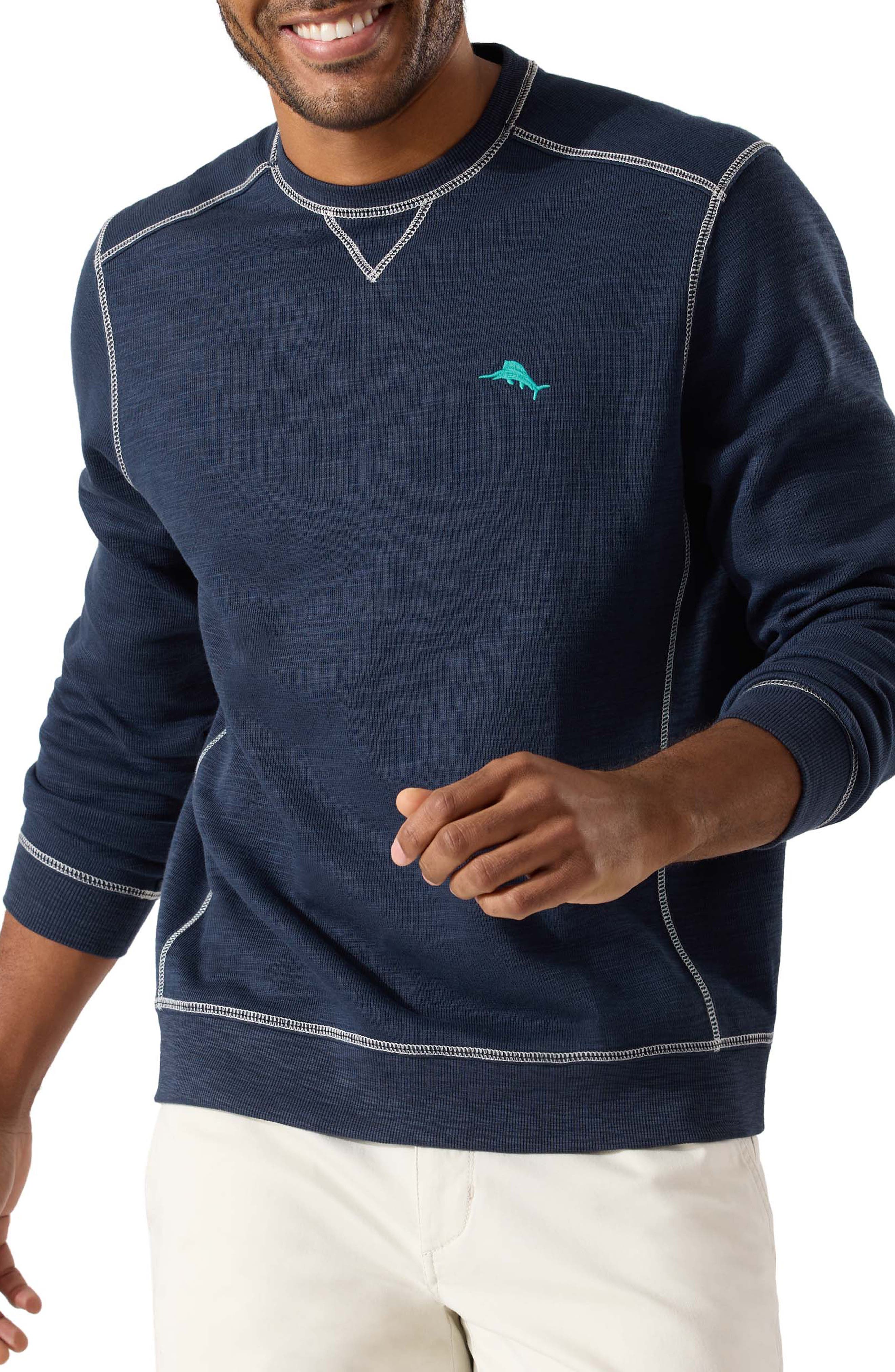 Tommy Bahama x Disney® Tobago Mickey Mouse Appliqué Graphic Sweatshirt