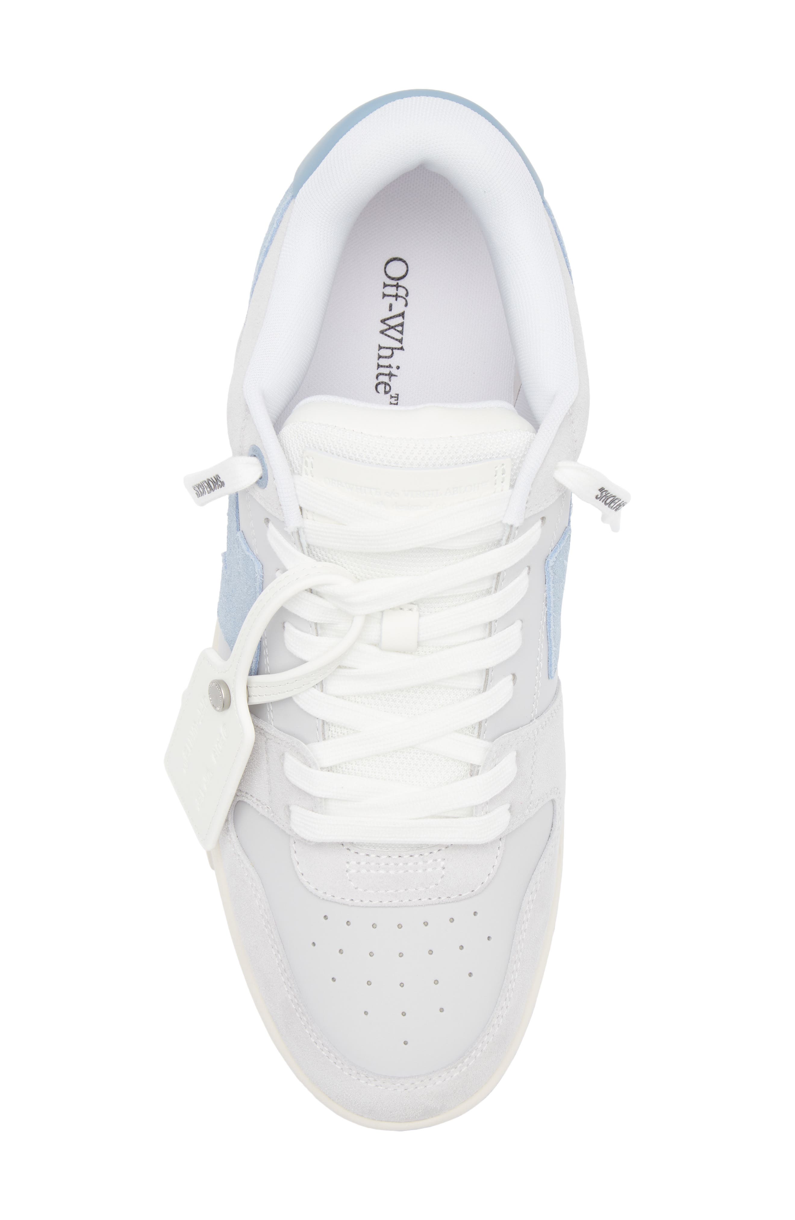 Off-White Out of Office Low Top Sneaker, Alternate, color, Medium Grey - Dusty Blue