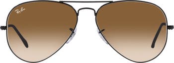 55mm ray ban aviators best sale