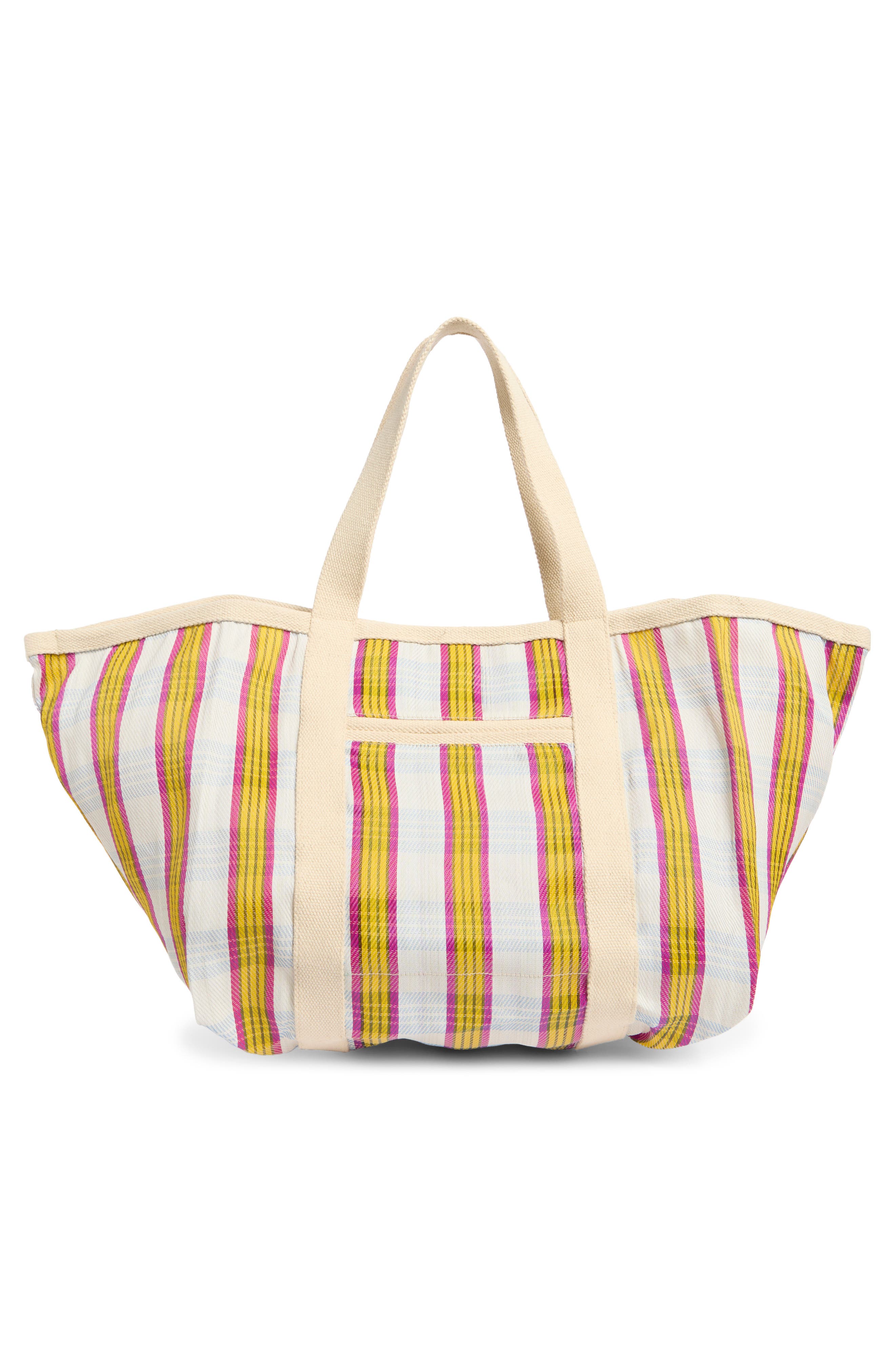 Isabel Marant Warden Canvas Tote, Alternate, color, 