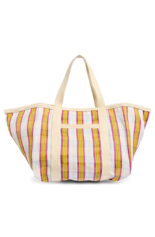 Isabel Marant Warden Canvas Tote In Pink