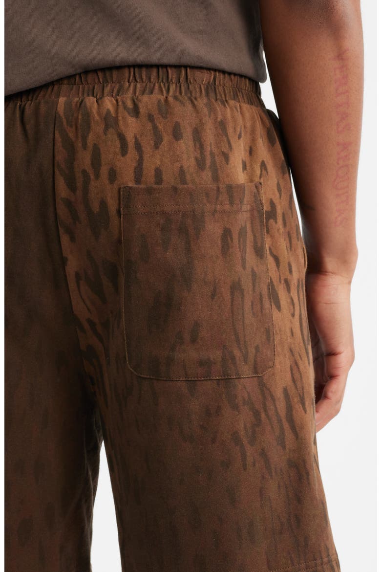 Preda Cotton Pull-On Shorts, Alternate, color, BROWN