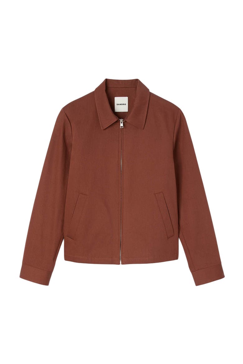 Cotton jacket, Alternate, color, Terra
