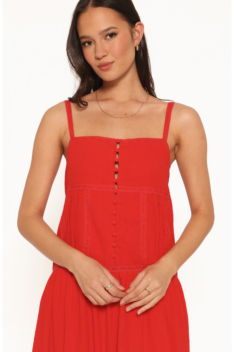 Ebonie Maxi Dress, Alternate, color, RED