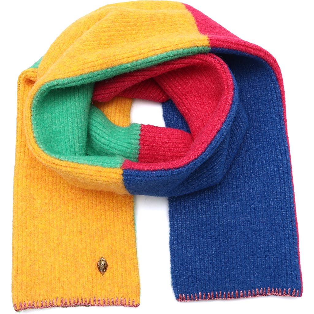 Kurt Geiger London Colorblock Scarf In Multi