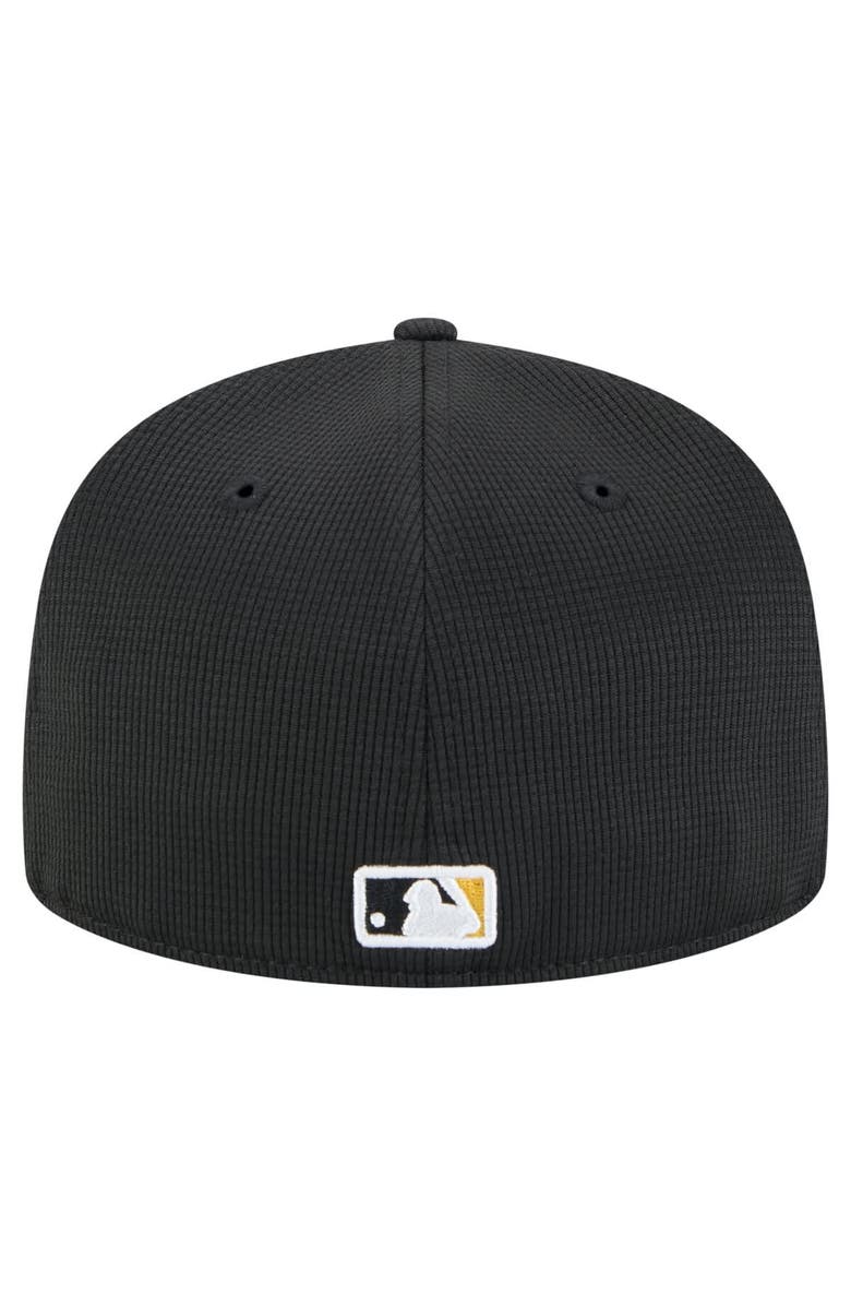 New Era Men's New Era  Black Pittsburgh Pirates 2025 Spring Training 59FIFTY Fitted Hat, Alternate, color, 