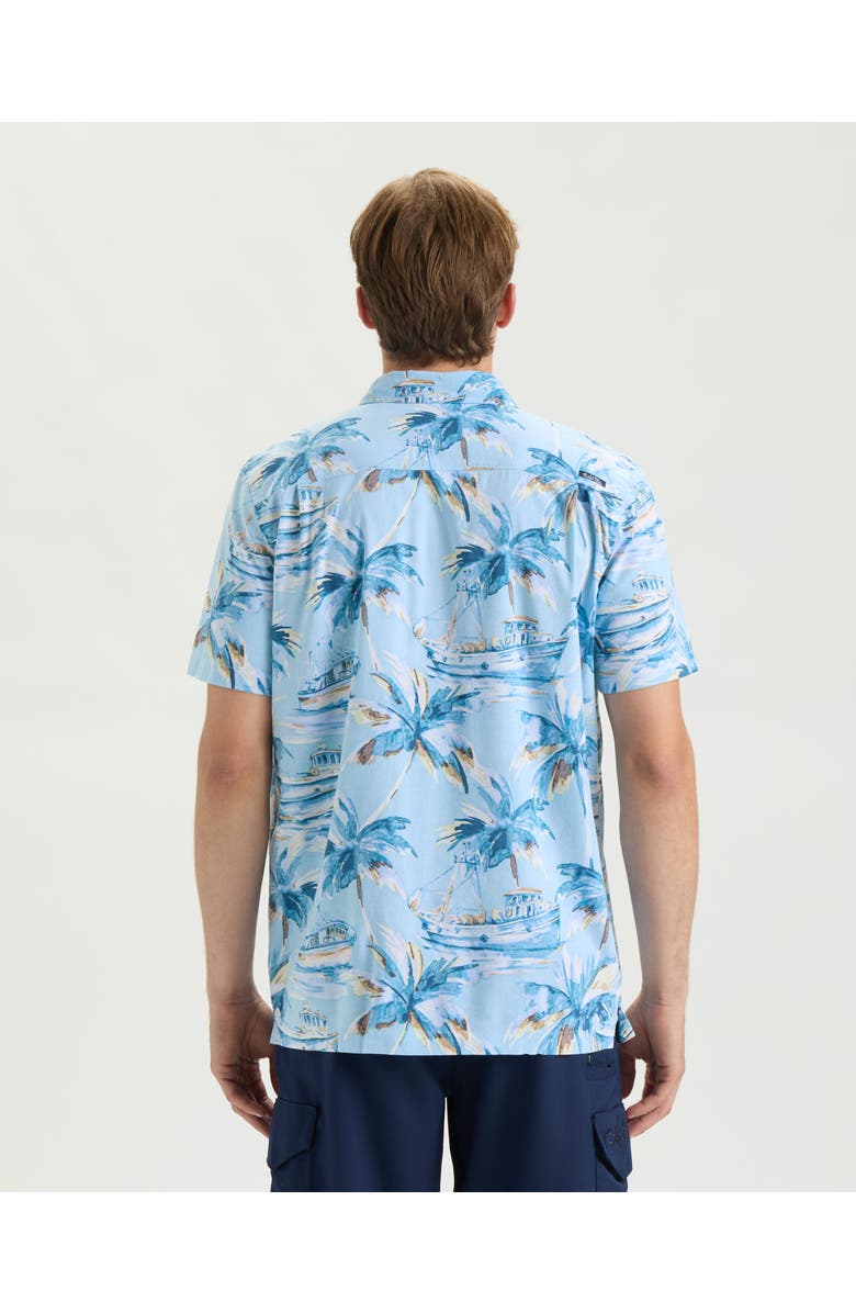 Salt Life Tropic Reverie Woven Shirt, Alternate, color, Aquarius