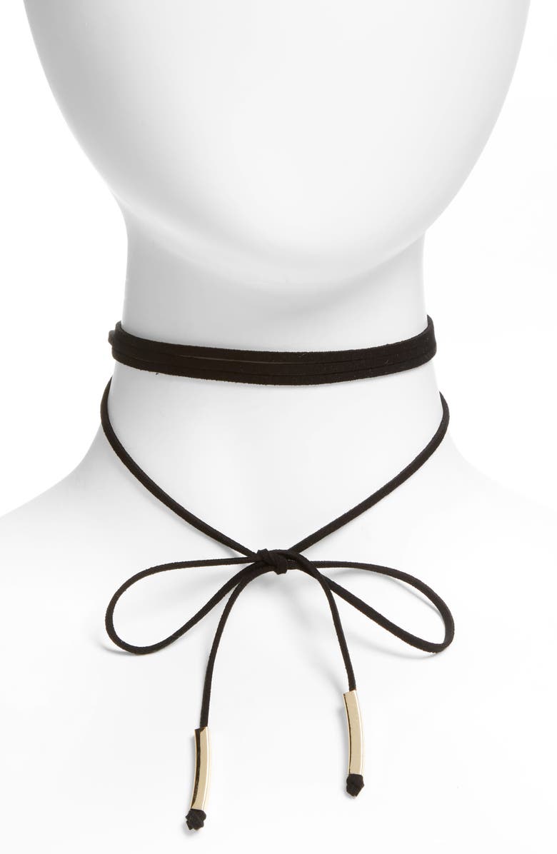 Topshop Wrap Choker Necklace, Main, color, 