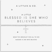 A Littles & Co A Little 'Blessed Is She Who Believes' Bracelet