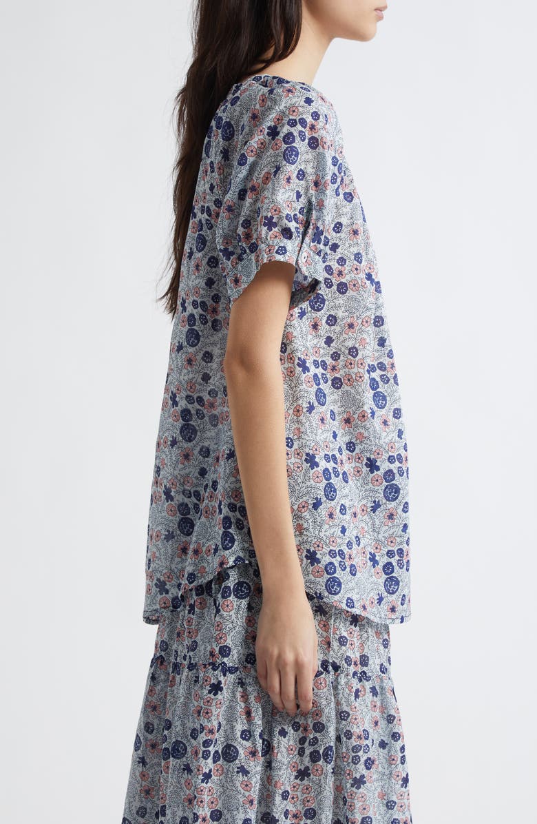 MILLE Naomi Print Puff Sleeve Top, Alternate, color,