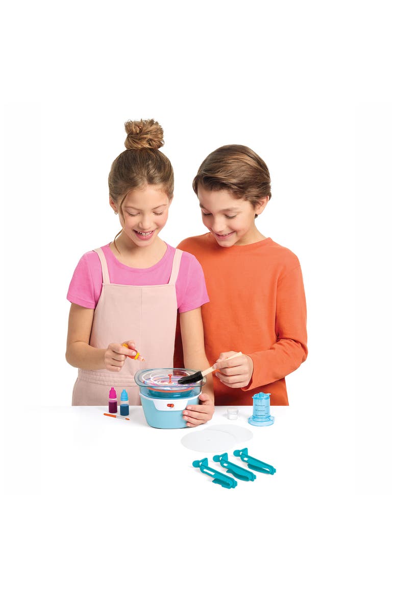 Kids' Mini Pottery & Spin Art Studio, Alternate, color, MULTI