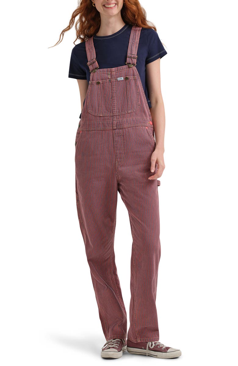 Lee x Crayola Overalls, Main, color, Red Orange Stripe