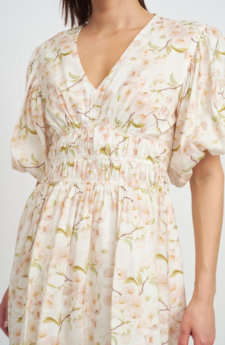 En Saison Callie Floral Print Minidress, Alternate, color,