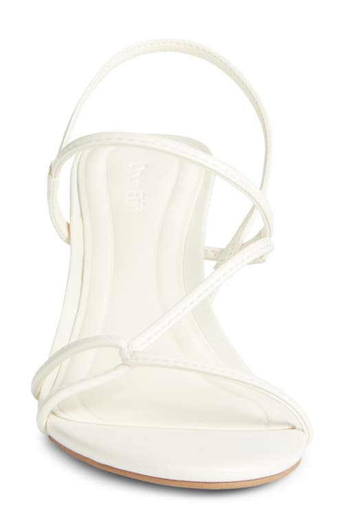 Open Edit Pia Slingback Sandal In White Ice