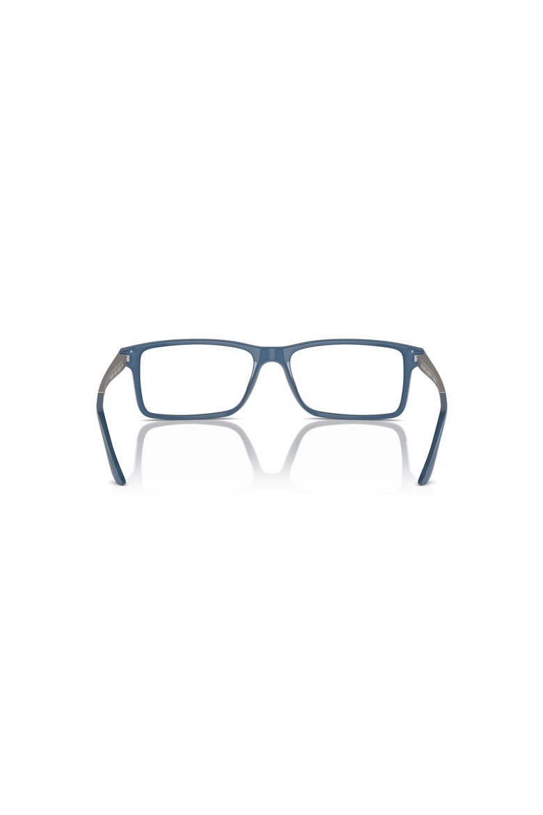 55mm Rectangle optical glasses, Alternate, color, Blue