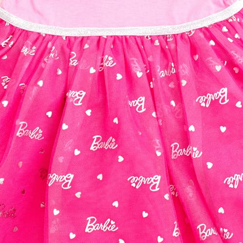 Barbie Sleeveless Tulle Dress In Pink