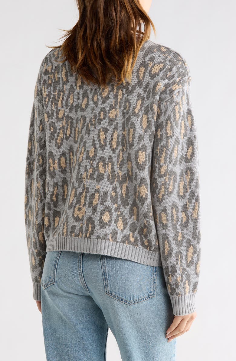 WISHLIST Leopard Cardigan, Alternate, color, 