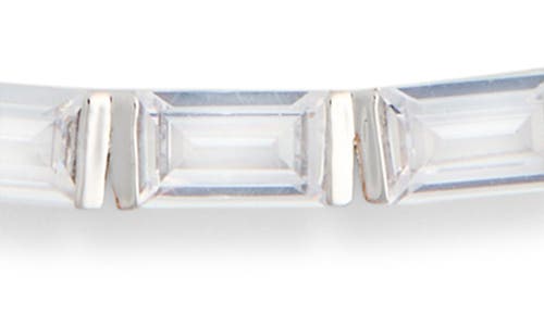 NADRI NADRI EMPIRE CZ BAGUETTE CHAIN NECKLACE