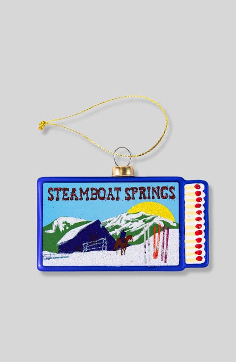 Matchbook Ornament - Steamboat Springs