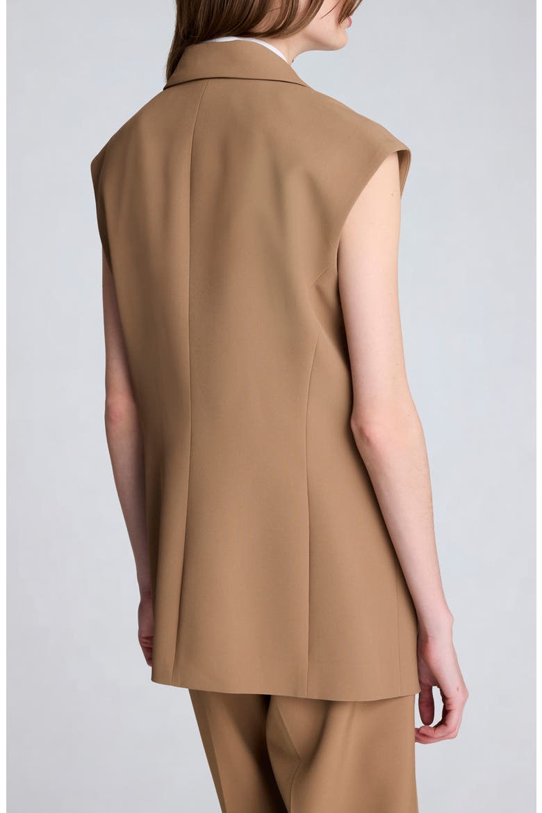 Layered Vest with Detachable Shirt Inset, Alternate, color, MESQUITE