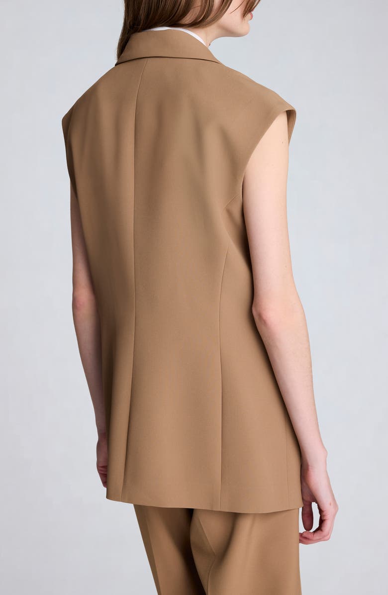 Kenneth Cole Layered Vest with Detachable Shirt Inset, Alternate, color, Mesquite