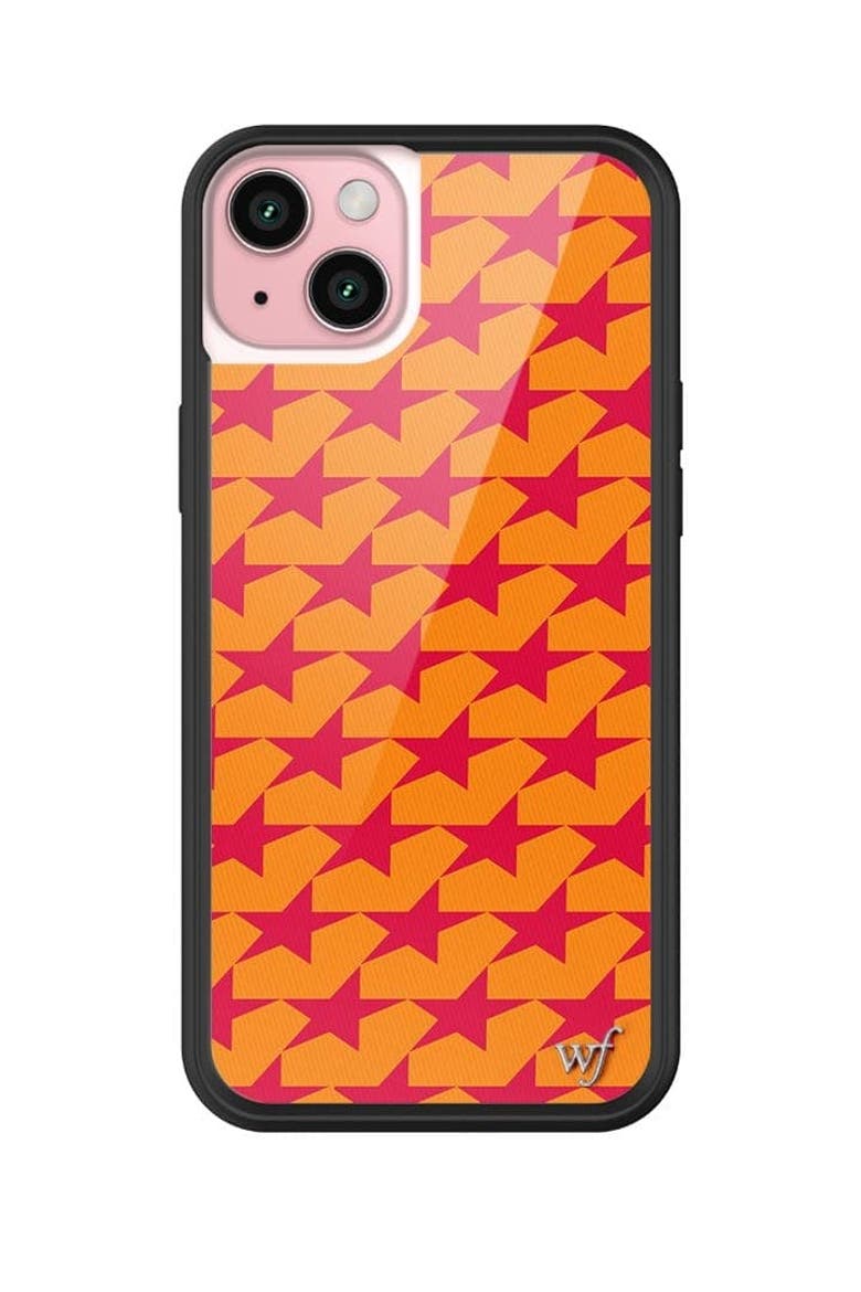 Starry Not Sorry iPhone Case, Alternate, color, Orange