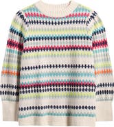 NIC+ZOE Pattern Waffle Stitch Cotton Blend Sweater