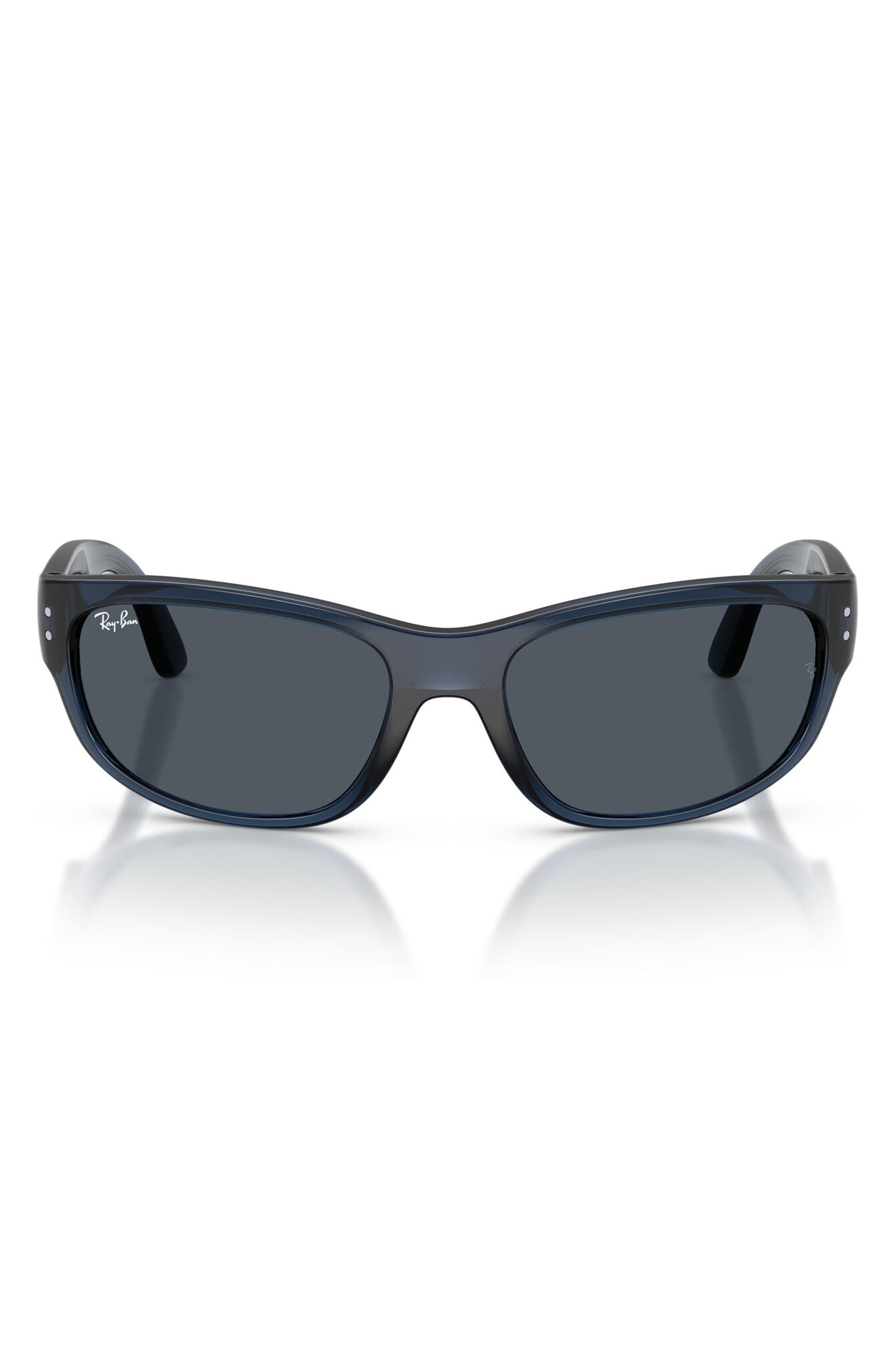 TRANSPARENT BLUE / DARK GREY