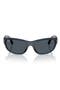  Transparent Blue / Dark Grey