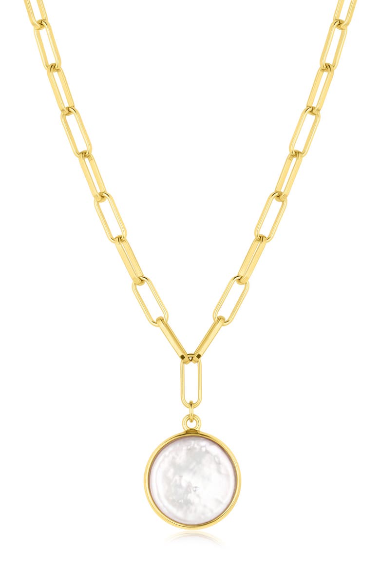 Capri Pendant Necklace, Main, color, GOLD