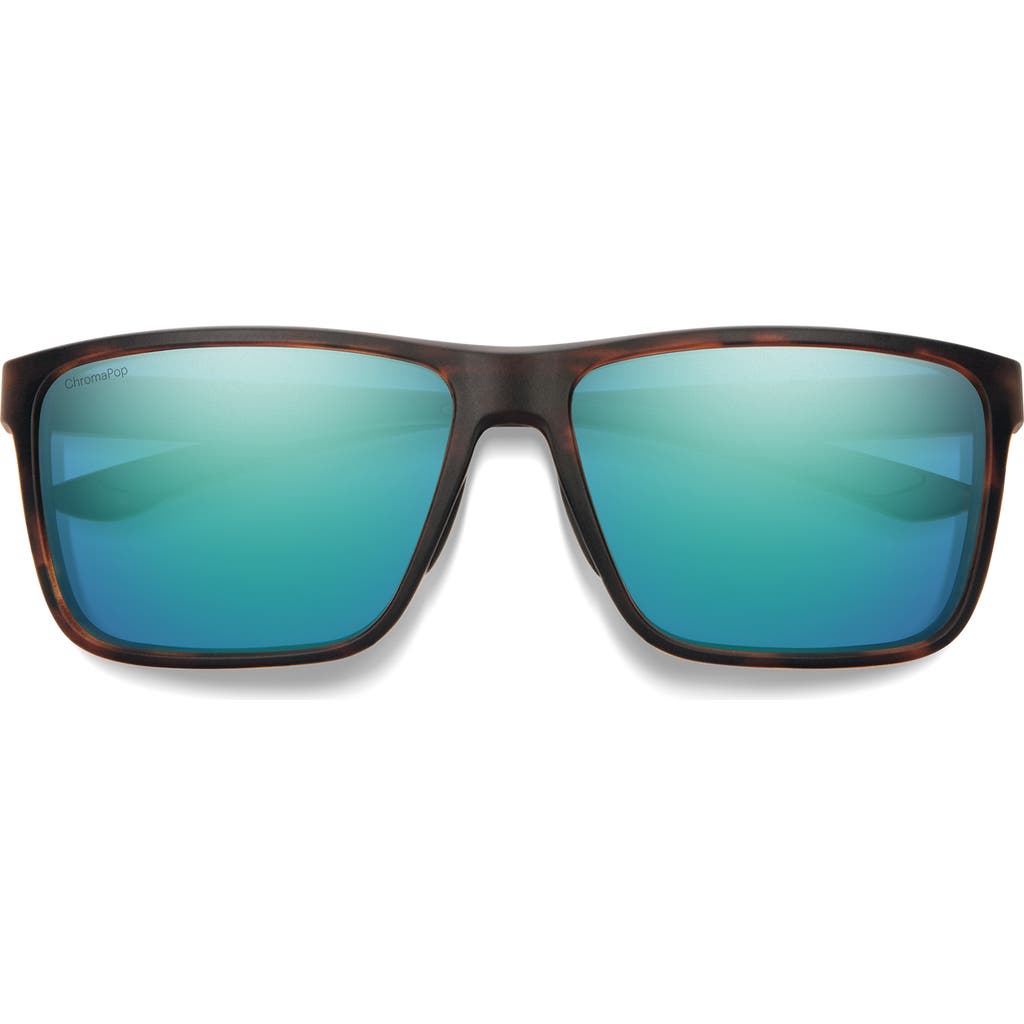 Smith Riptide 61mm Chromapop™ Polarized Sport Square Sunglasses In Multi