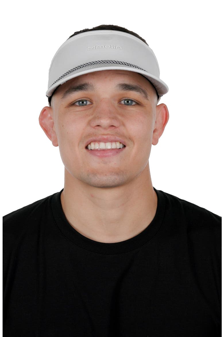 Coast Hydro Performance Visor, Alternate, color, WHITE