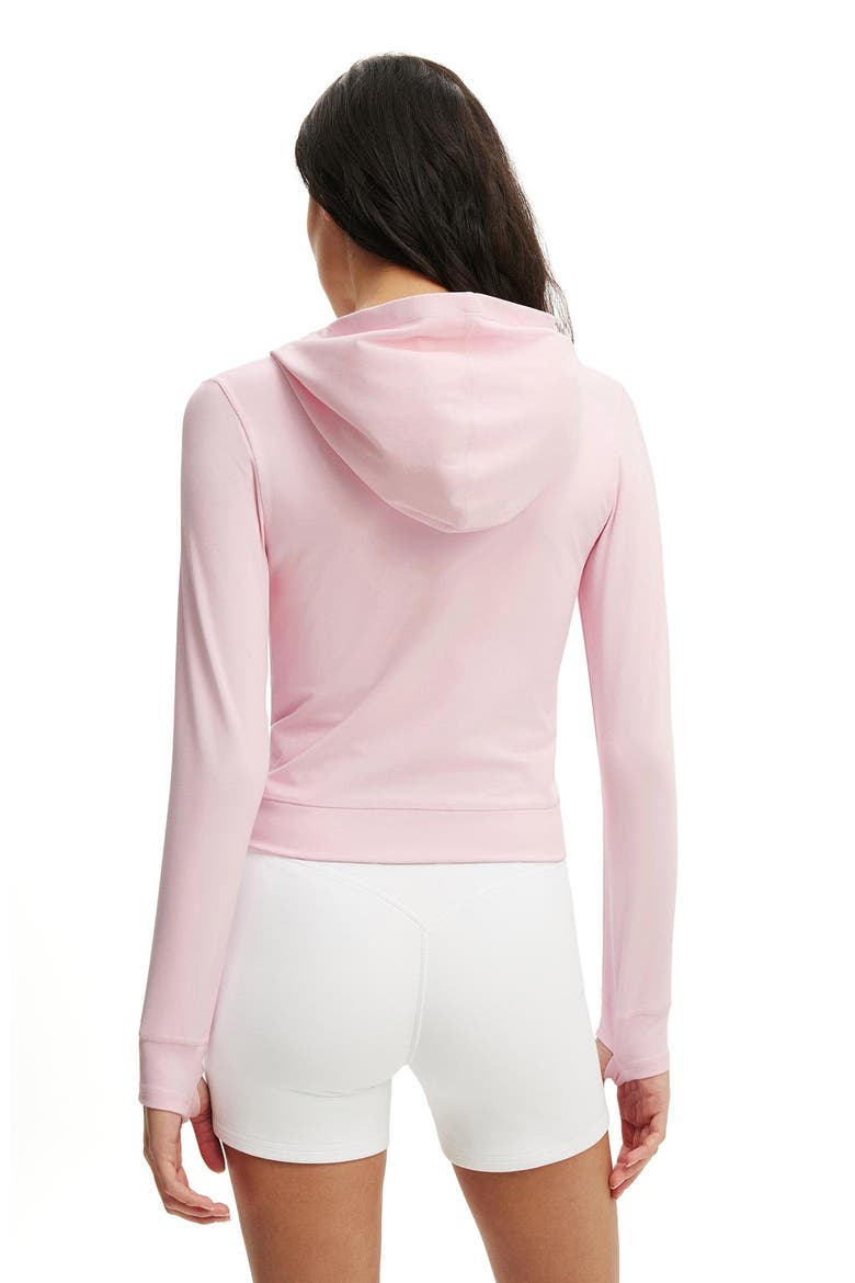 Women's Active Ultra Soft Hooded Jacket, Alternate, color, Cherry Dream