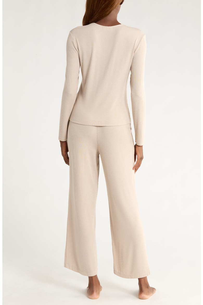 Rib Essentials Pajamas, Alternate, color, CASHMERE