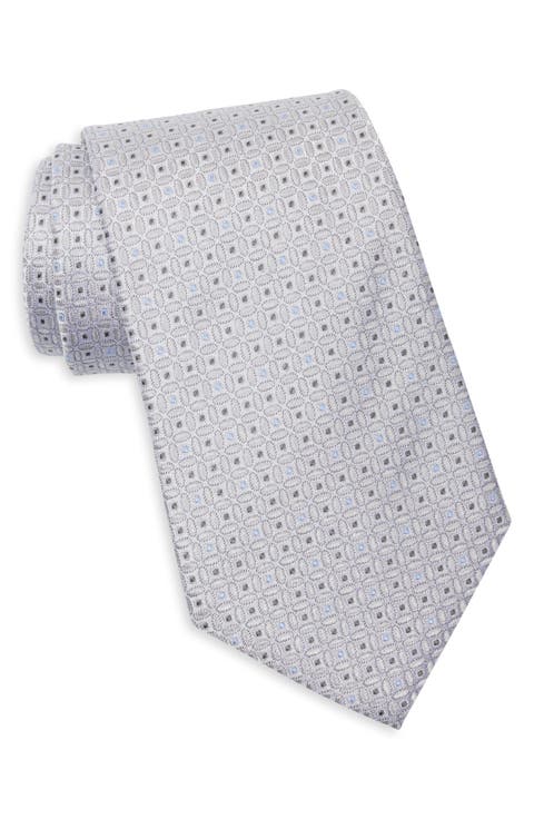 Neat Geometric Silk Tie