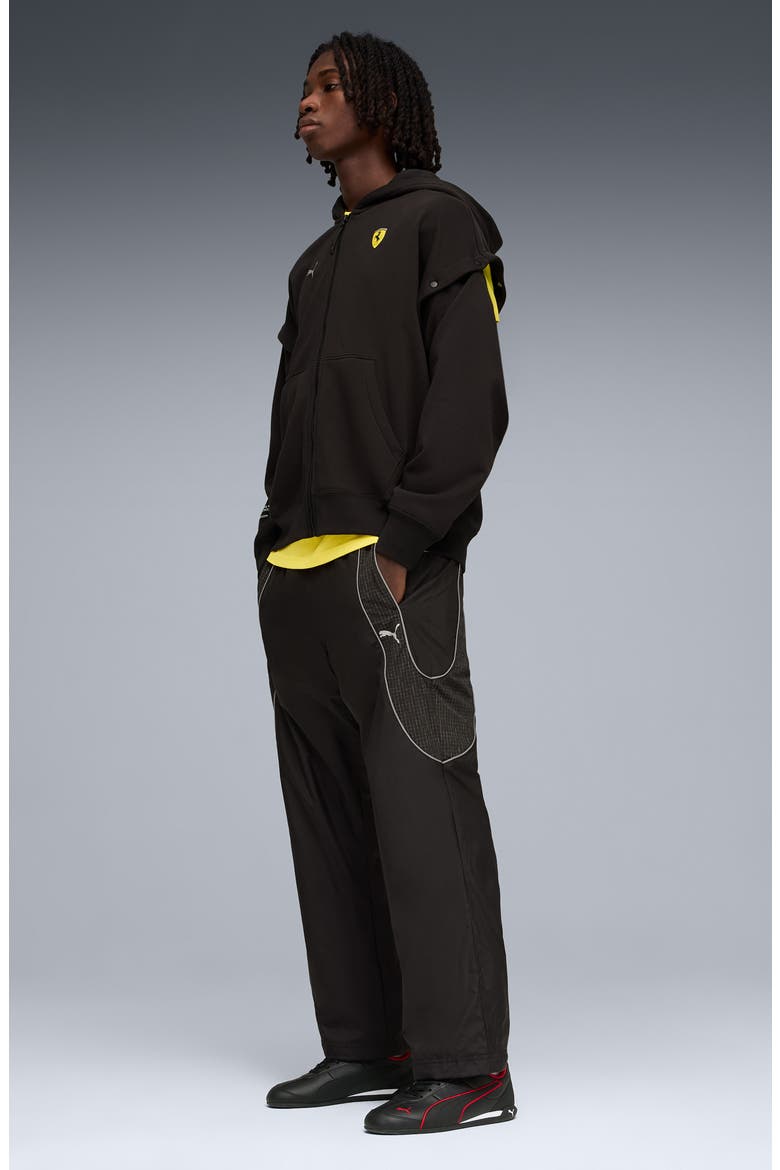 Ferrari PUMATECH Track Pants, Alternate, color, PUMA BLACK