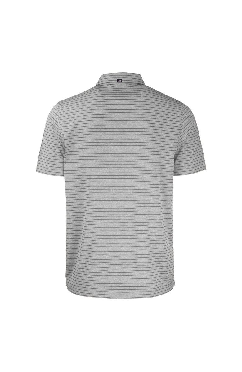 Cutter & Buck Men's Cutter & Buck Heather Gray Tampa Bay Rays Forge Eco Heathered Stripe Stretch Recycled Polo, Alternate, color, 