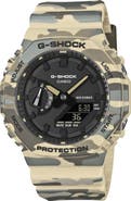 G-SHOCK 5600 Series Ana-Digi Resin Strap Watch, 48.5mm x 45.4mm