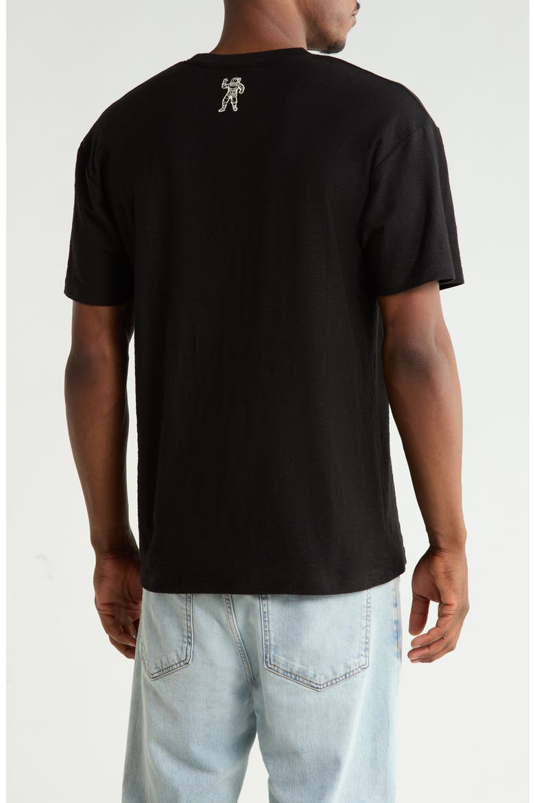 Global Embroidered T-Shirt, Alternate, color, BLACK