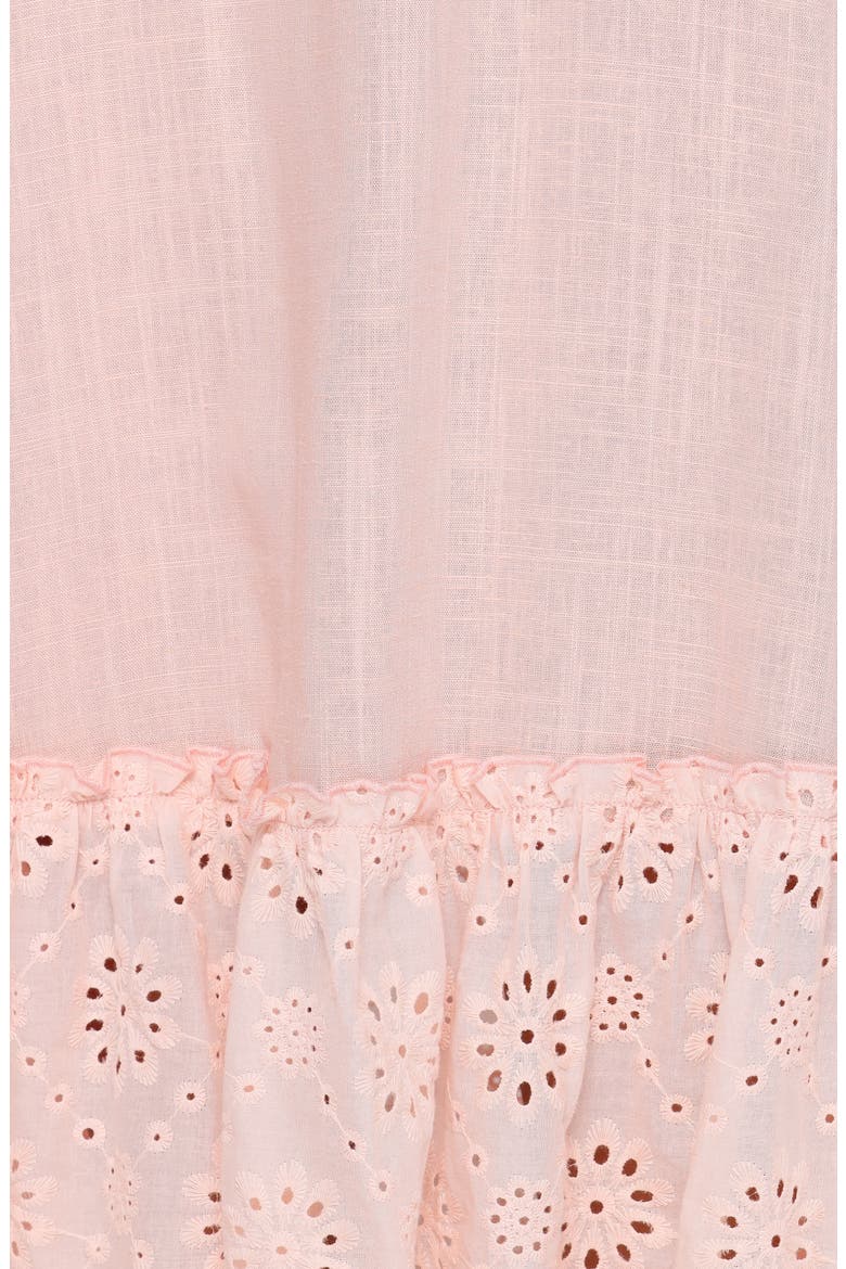 Jenner Eyelet Sleeveless Maxi Dress, Alternate, color, PETAL PINK