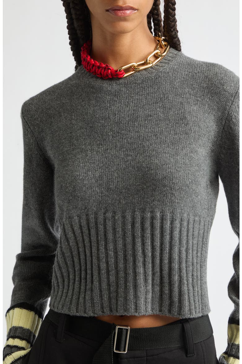 Chunky Chain Necklace, Alternate, color, RED/ BLACK GOLD