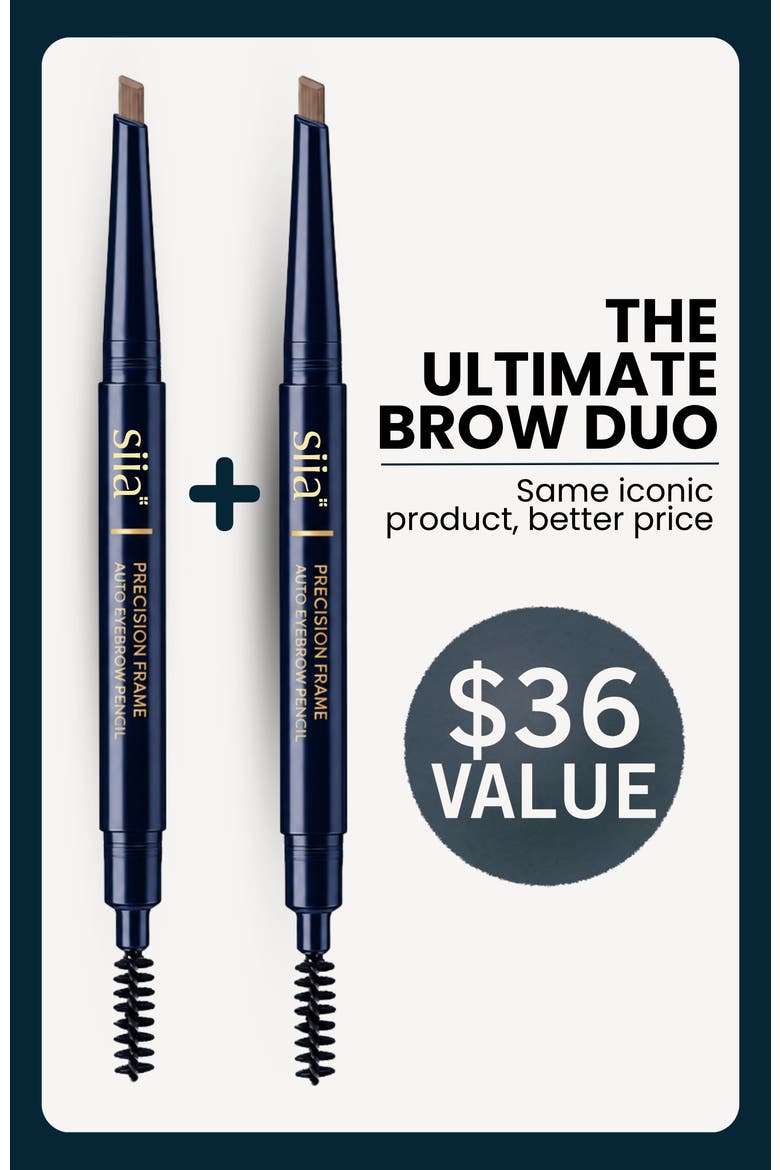 2-Pc. Precision Frame Auto Eyebrow Pencil, Alternate, color, 02 NEUTRAL BROWN