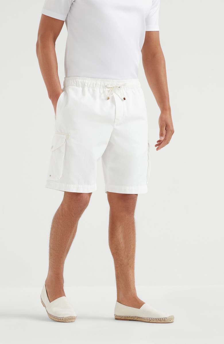 Brunello Cucinelli Bermuda shorts with cargo pockets, Alternate, color,