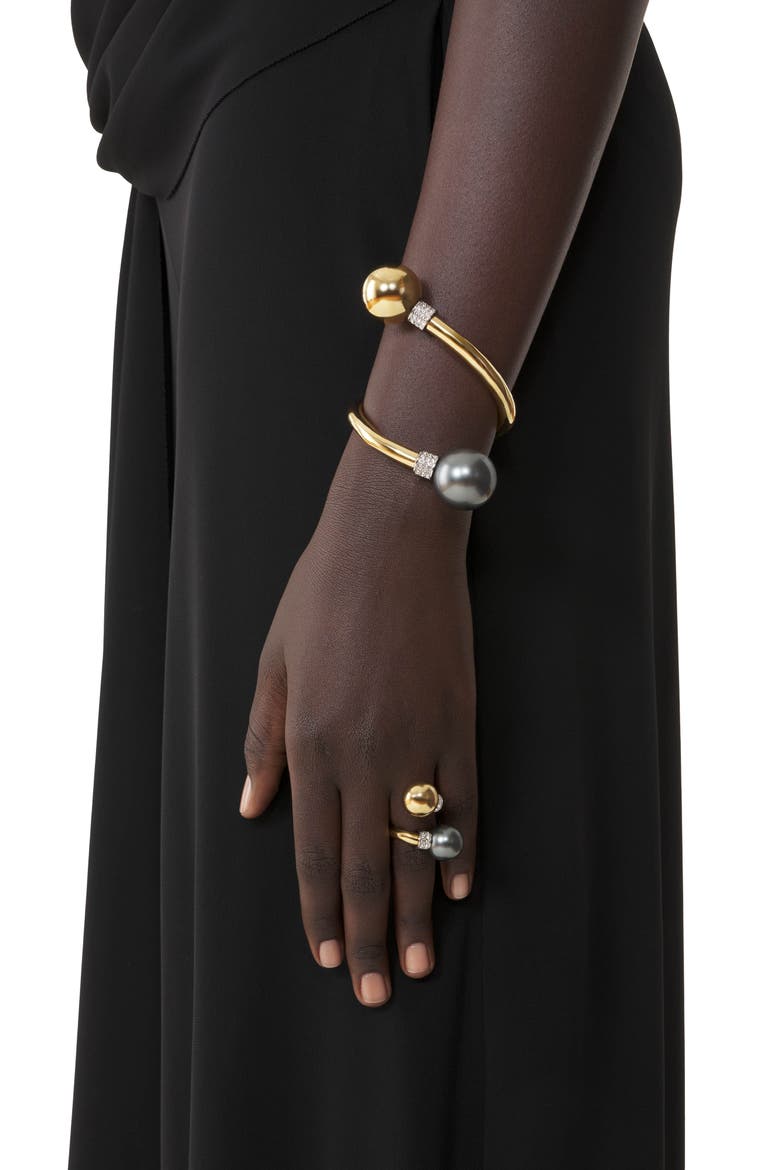 Les Perles By Lanvin Ring, Alternate, color, Gold