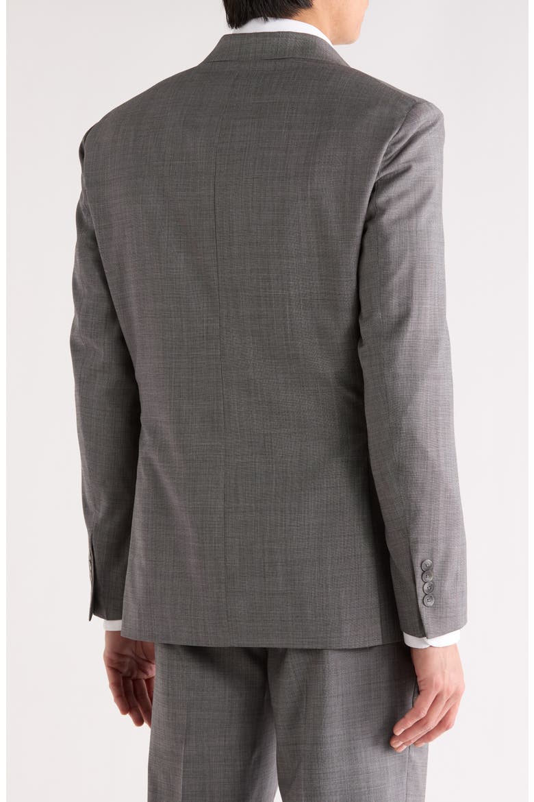 Two Button Notch Lapel Wool Suit Jacket, Alternate, color, GREY