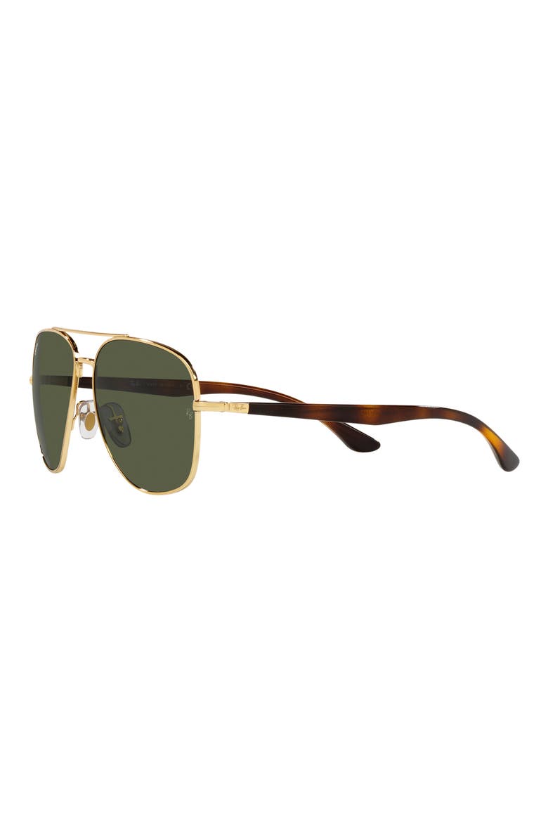 59mm Square Sunglasses, Alternate, color, GOLD FLASH