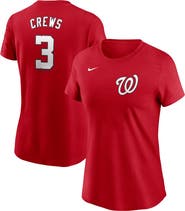 Nike Women's Nike Dylan Crews Red Washington Nationals Fuse Name & Number T-Shirt