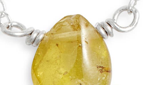 Nashelle Birthstone Pendant Necklace In Silver