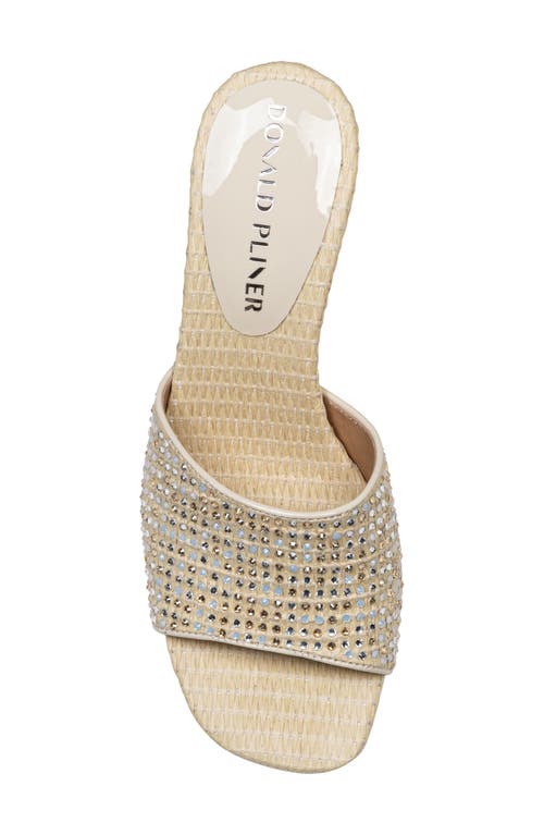 Donald Pliner Rikki Kitten Heel Slide Sandal In Foam