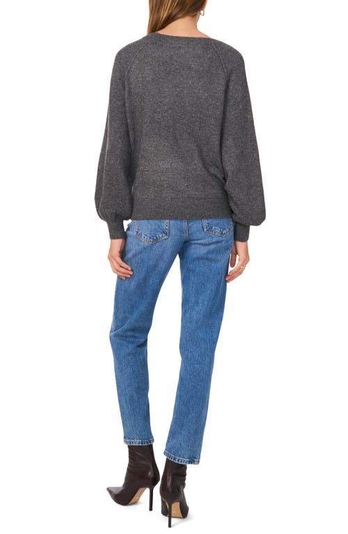 Vince Camuto Raglan Sleeve Sweater In Gray